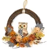 Autumnology Owl 16" Wreath