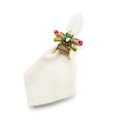 Beetle Napkin Rings, Set of 4
