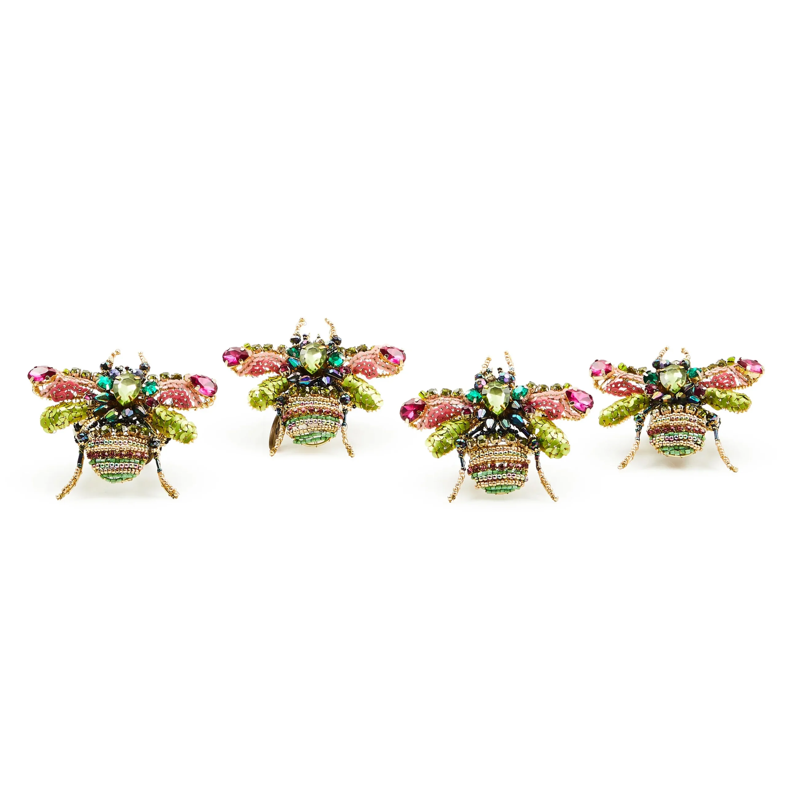 Beetle Napkin Rings, Set of 4