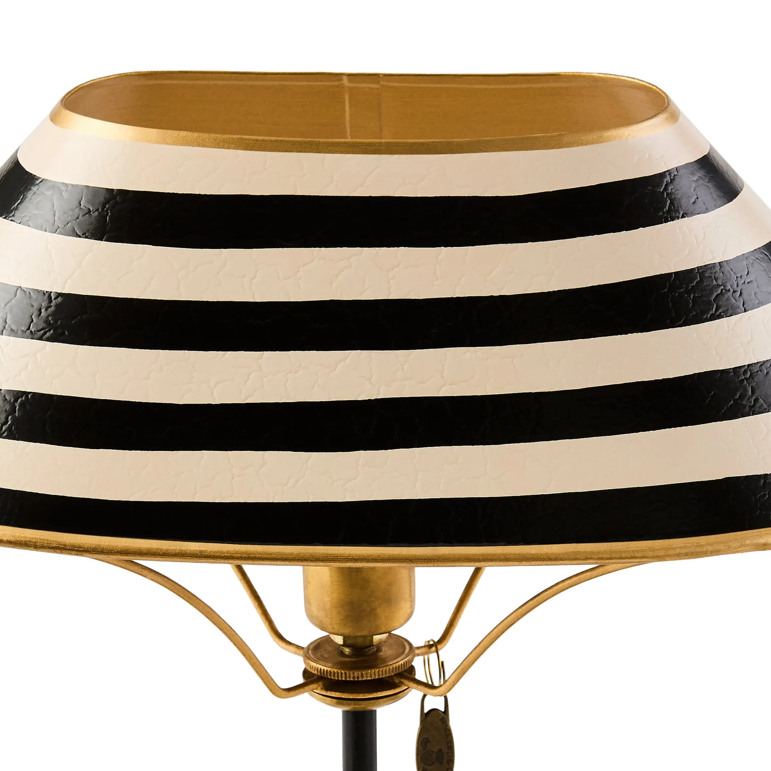 Black and White Library Lamp