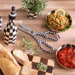 Black & White Check Kitchen Shears