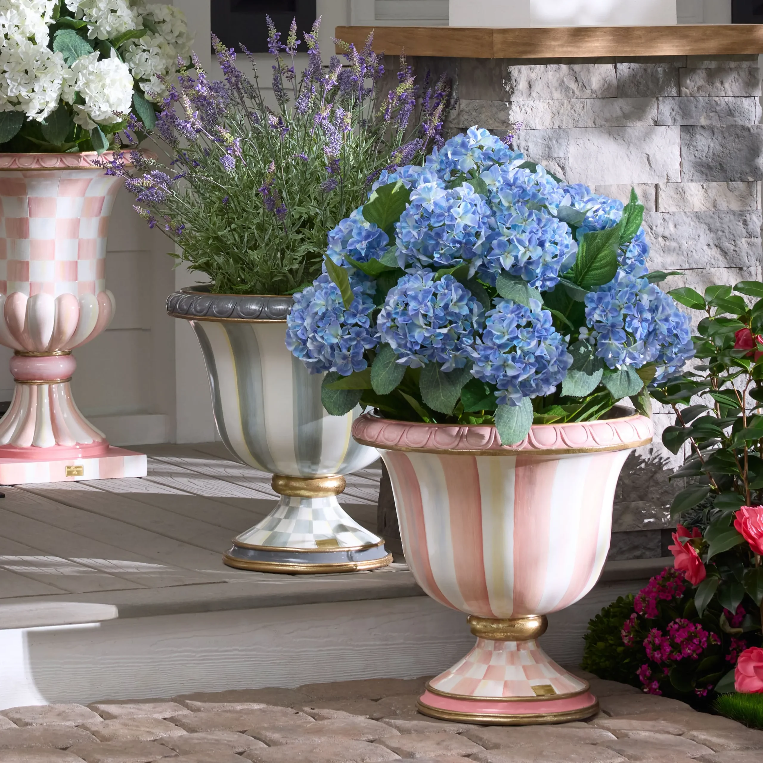 Blue Hydrangea Urn Filler