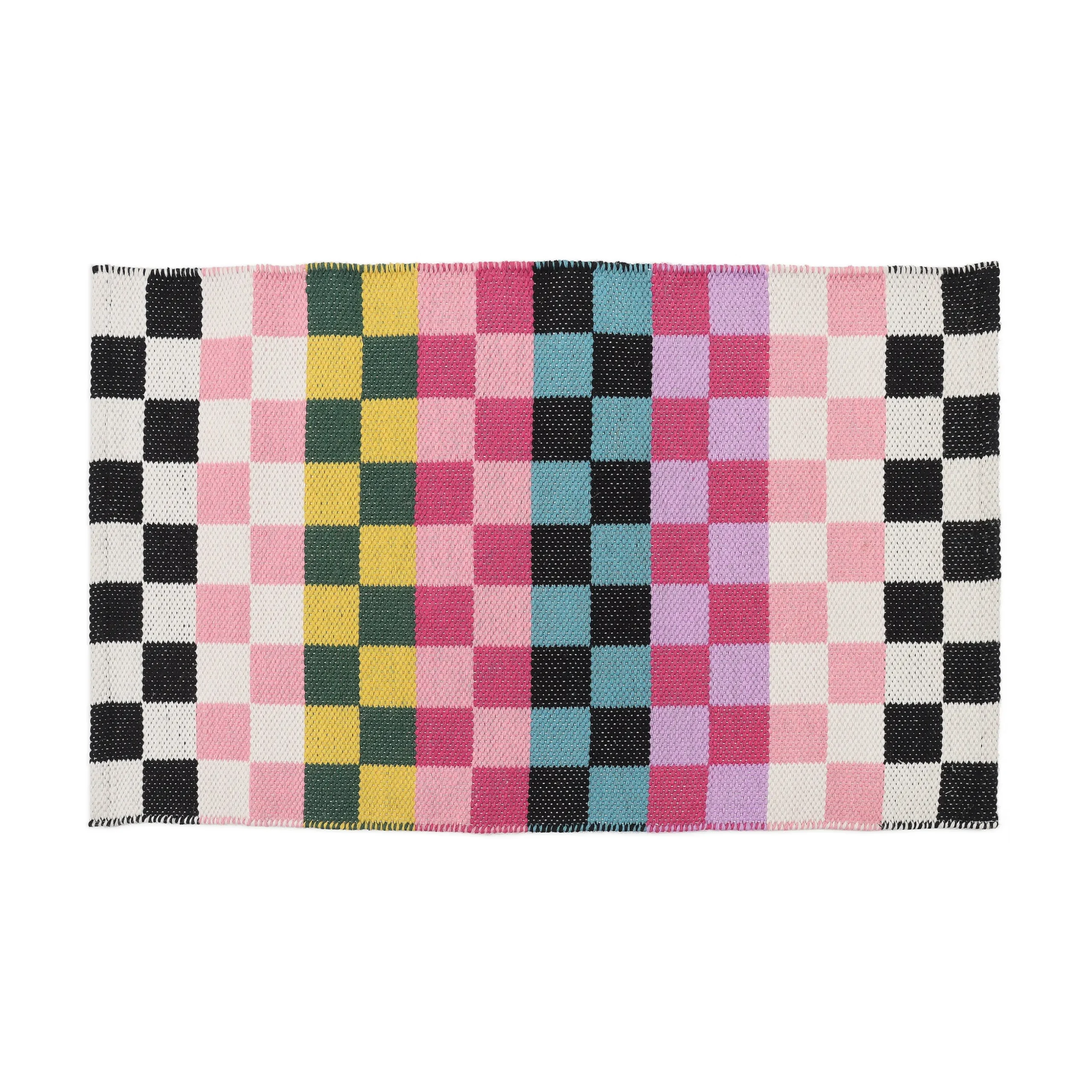Calypso Checked 2'3" x 3'9" Indoor/Outdoor Rug