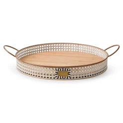 Cane Large Serving Tray