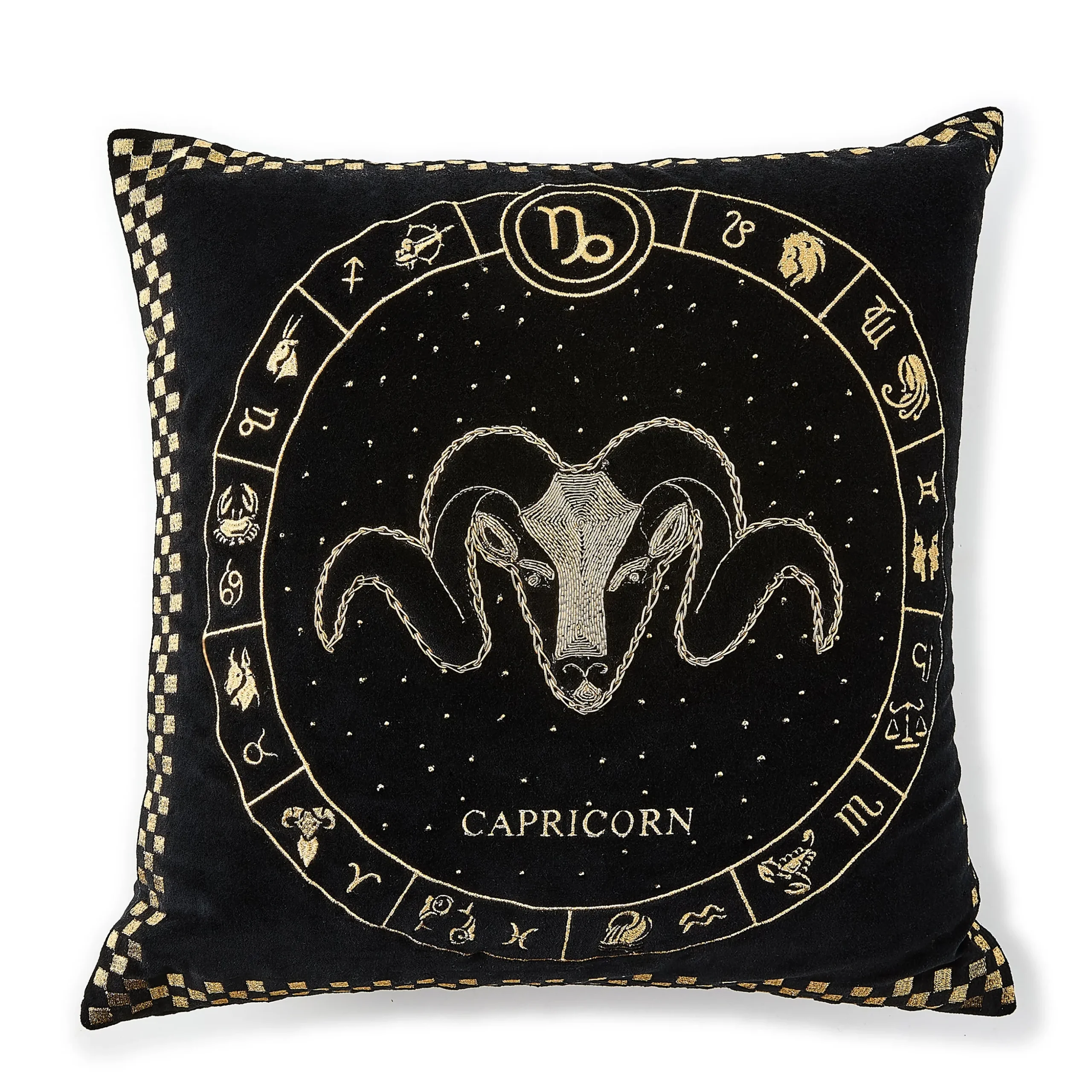 Capricorn Zodiac Throw Pillow