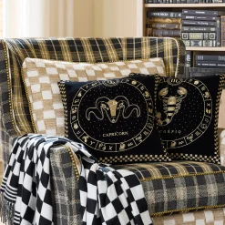 Capricorn Zodiac Throw Pillow