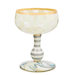 Carnival White Coupe Glass