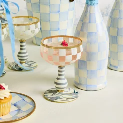Carnival White Coupe Glass