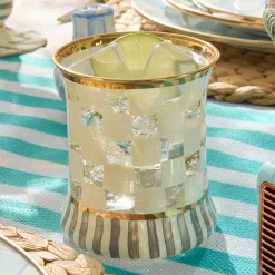Carnival White Tumbler Glass, Set of 2