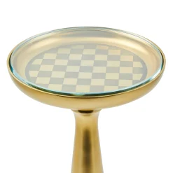 Checked Cocktail Table