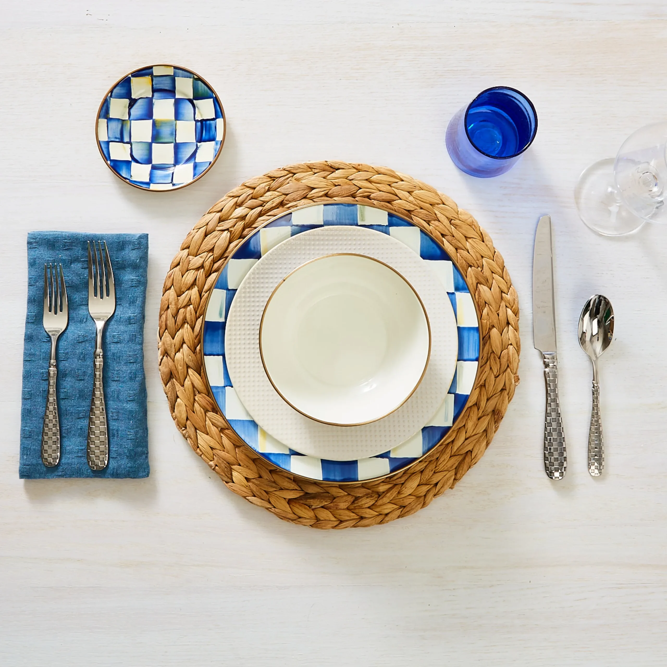 Check Flatware 5-Piece Place Setting