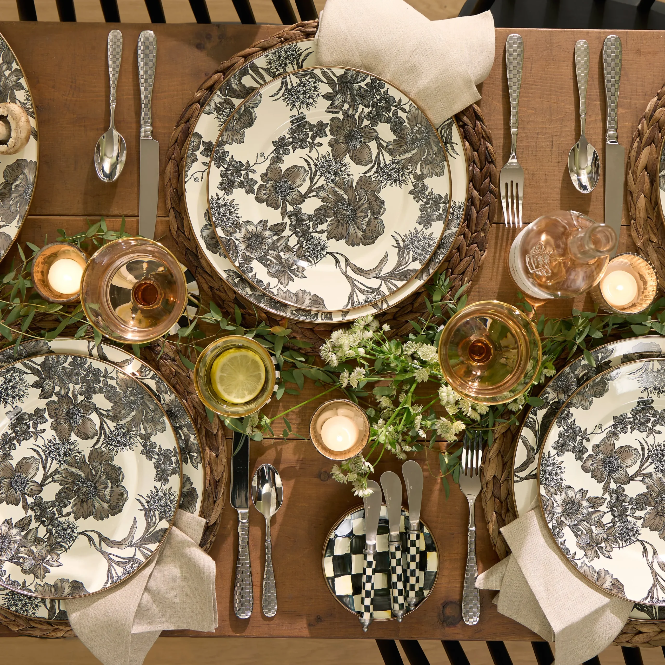 Check Flatware 5-Piece Place Setting