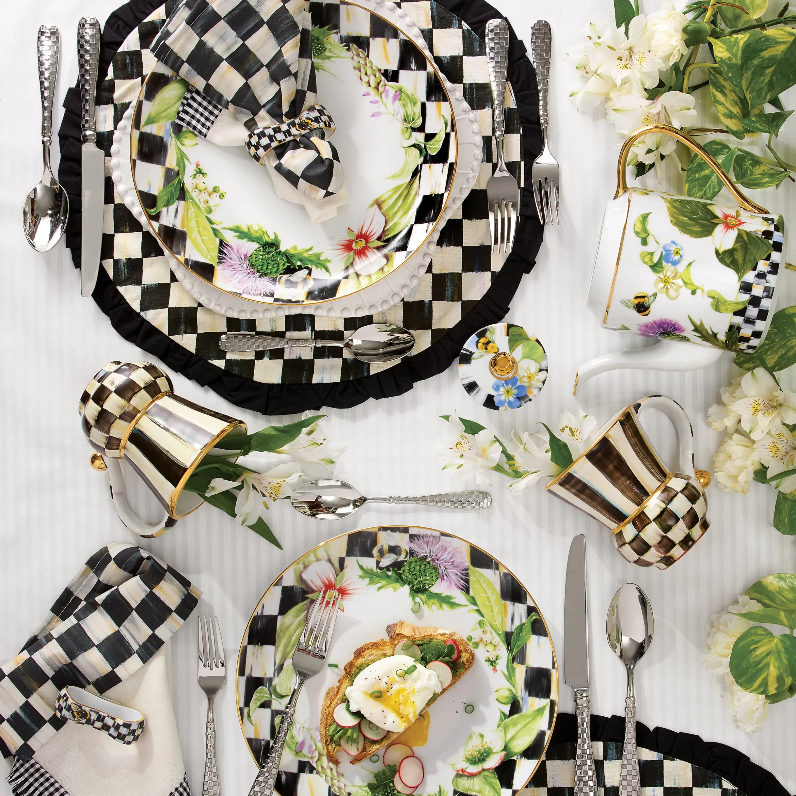 Check Flatware 5-Piece Place Setting