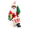 Check It Out Black Santa Ledge Sitter