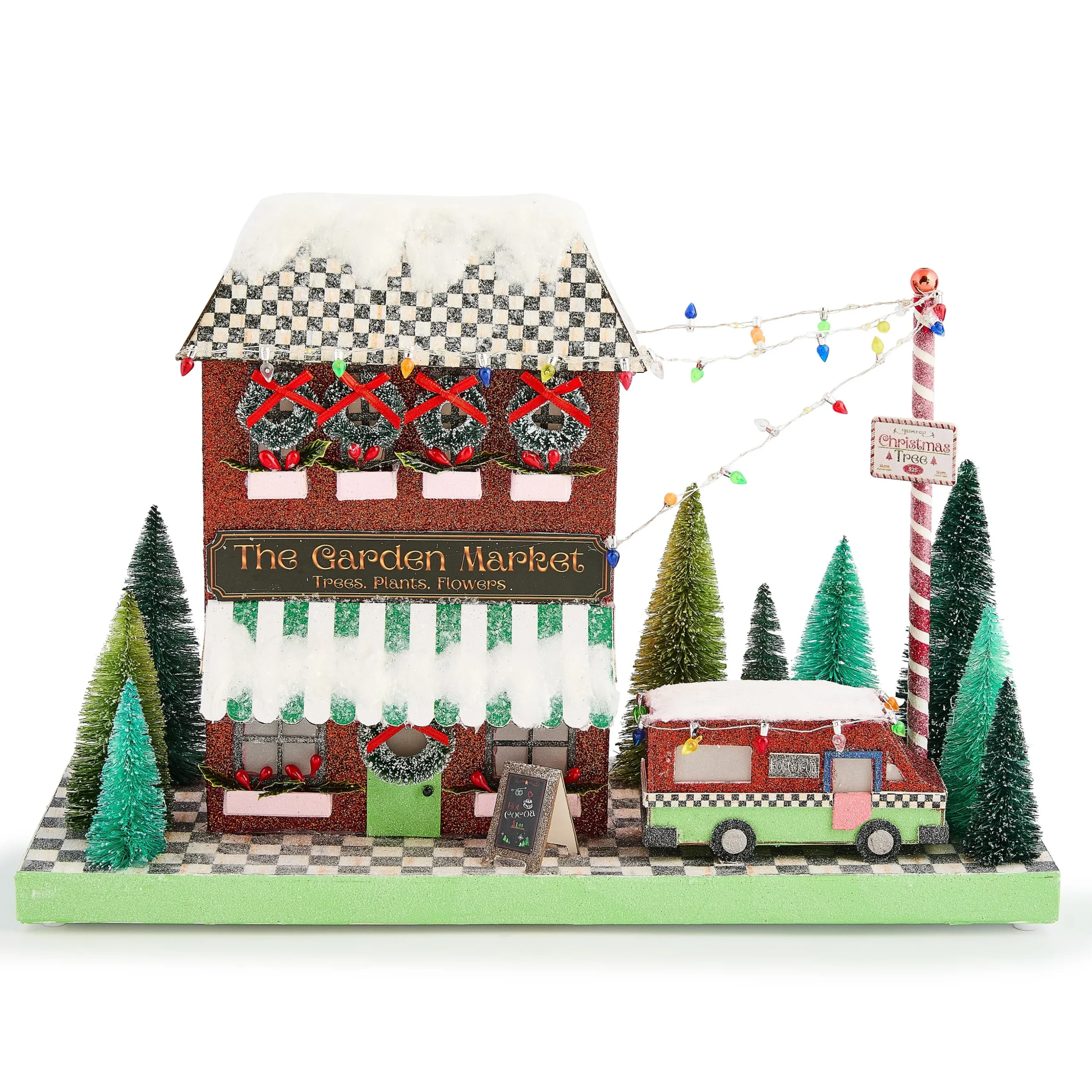 Check It Out Illuminated Garden Market Paper House