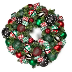 Check It Out Illuminated 26" Wreath
