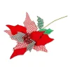 Check It Out Jumbo Poinsettia Stem