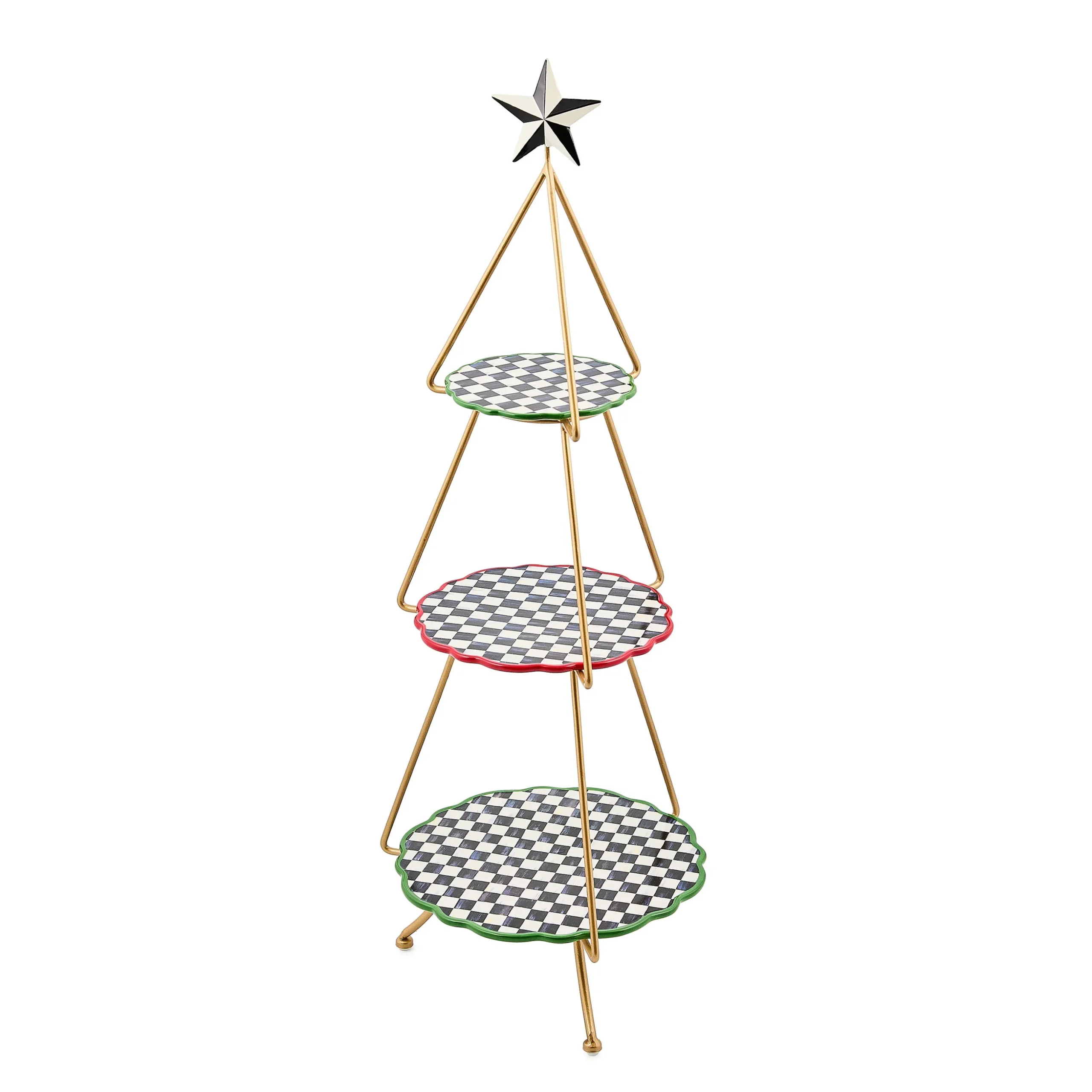 Check It Out Tree Tiered Plate Stand