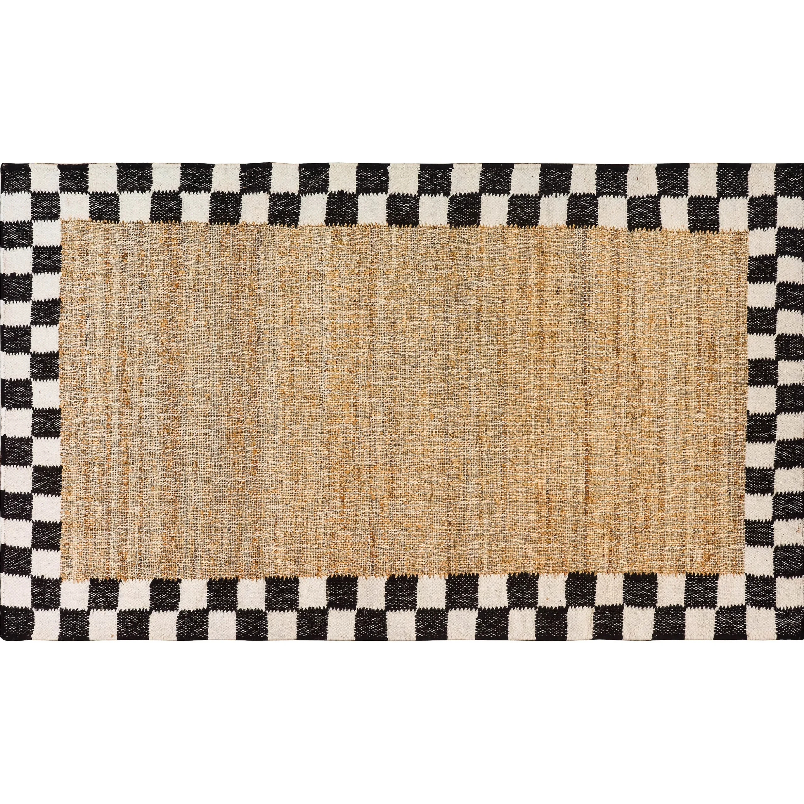 Check Jute 3' x 5' Rug
