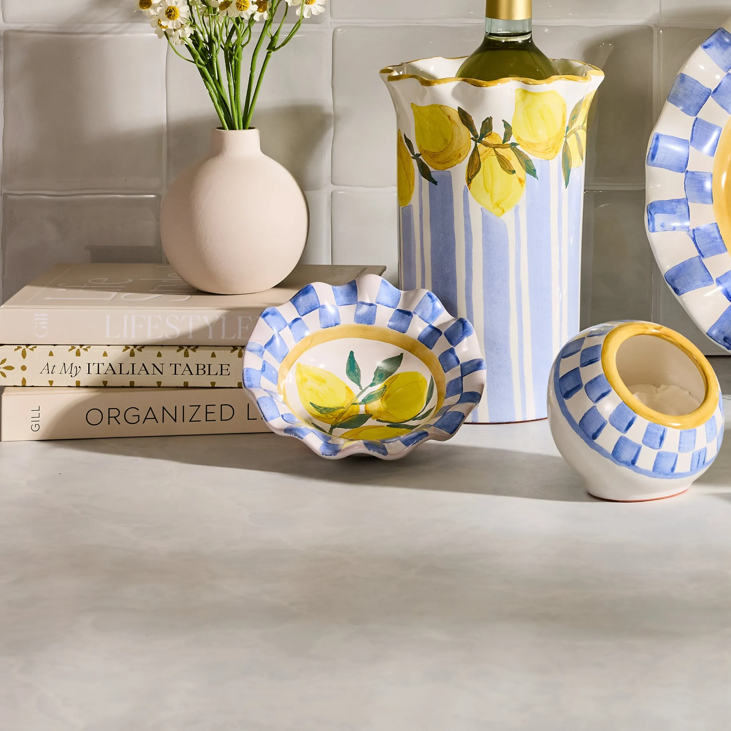 Cheese Gal Fluted Dip Bowl