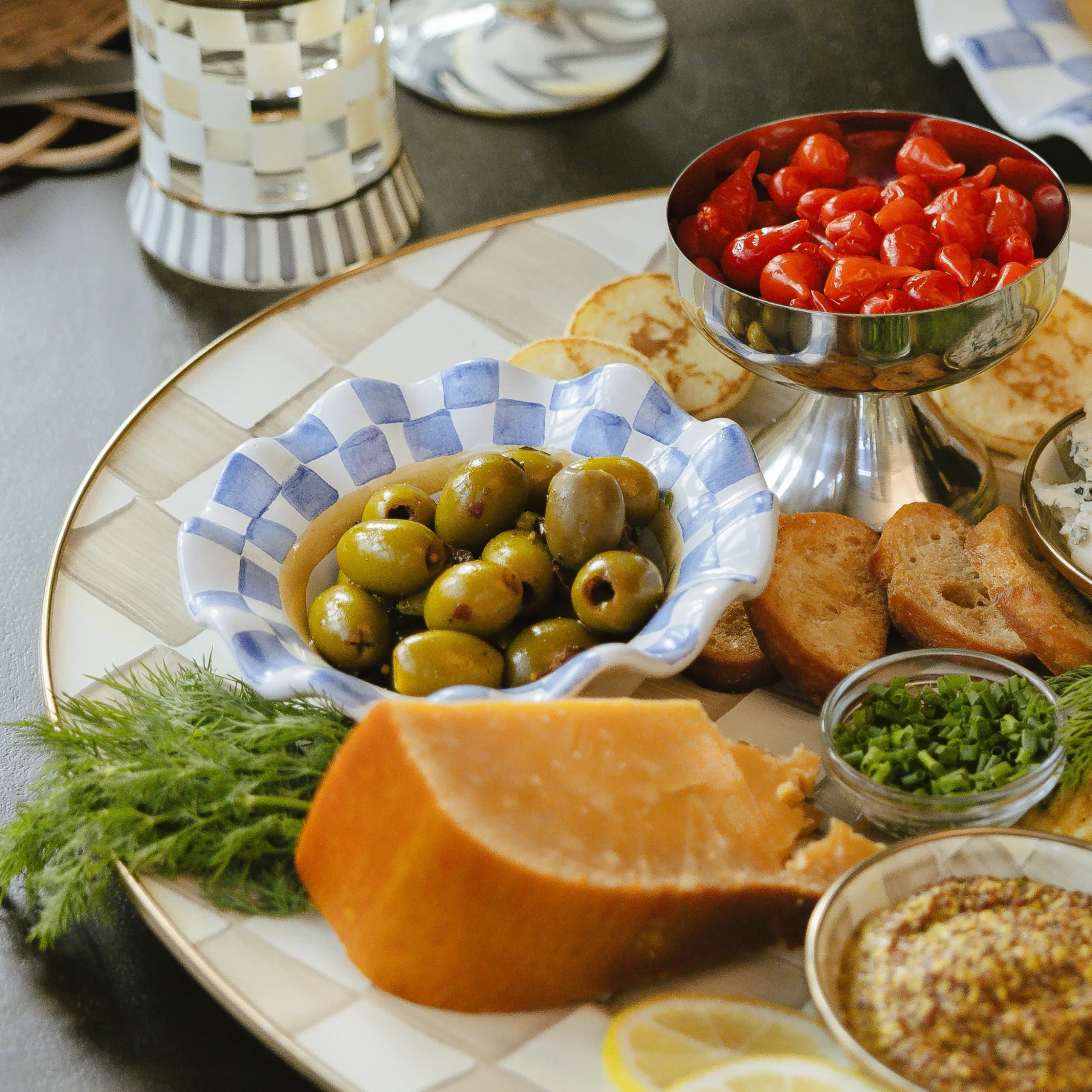 Cheese Gal Fluted Dip Bowl
