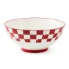 Cherry Check Serving Bowl