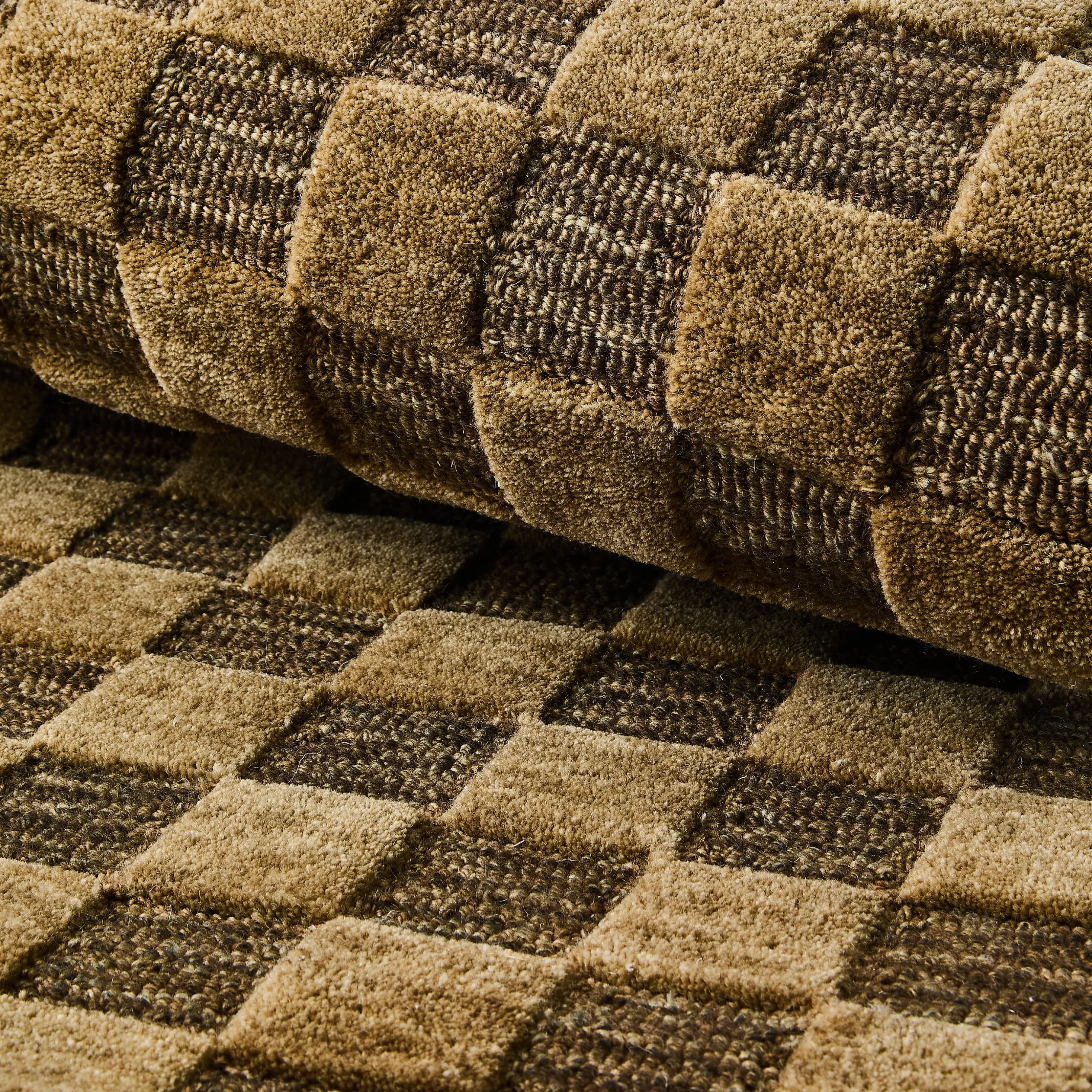 Cocoa Checkerboard 2'6" x 8' Runner
