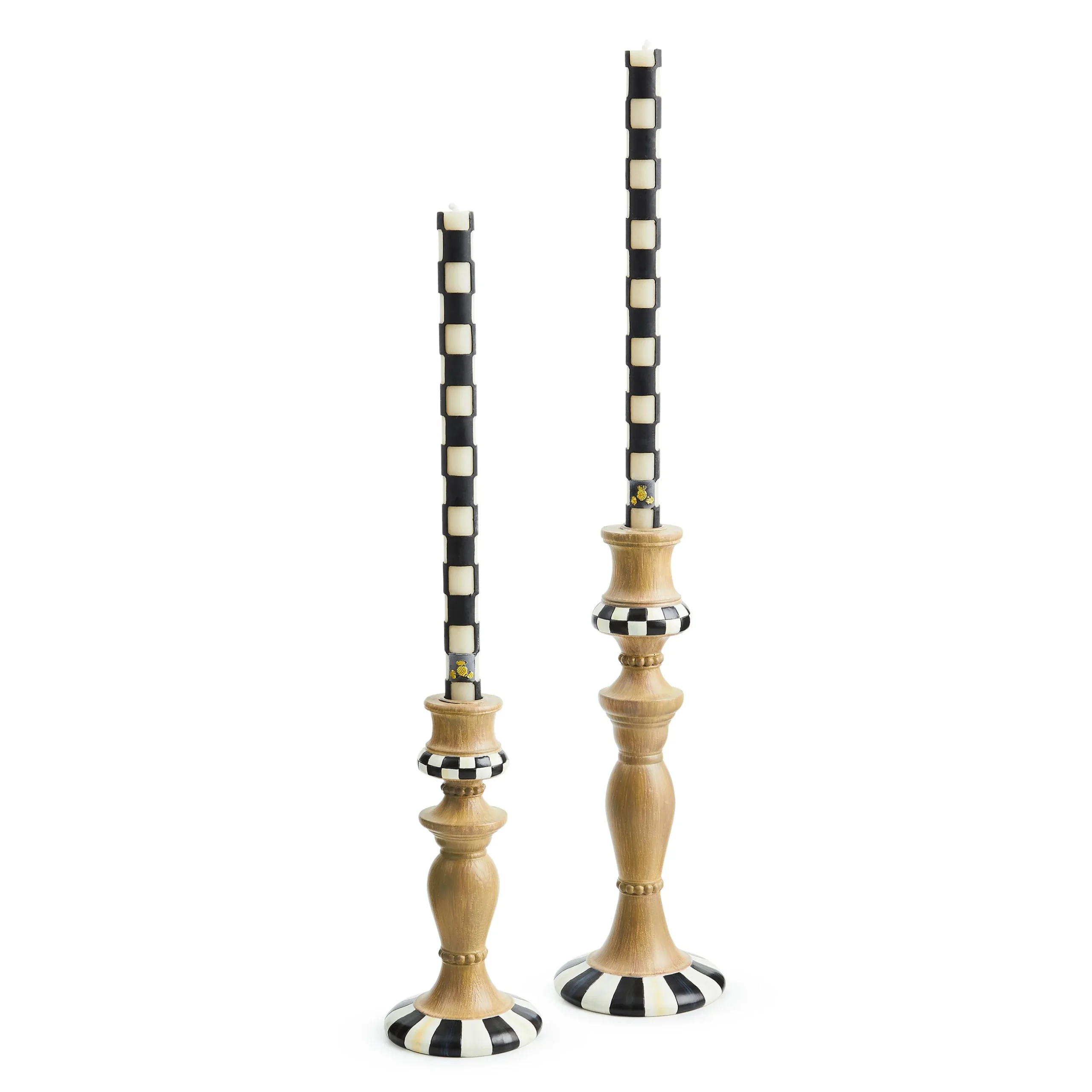Courtly Candlesticks, Set of 2