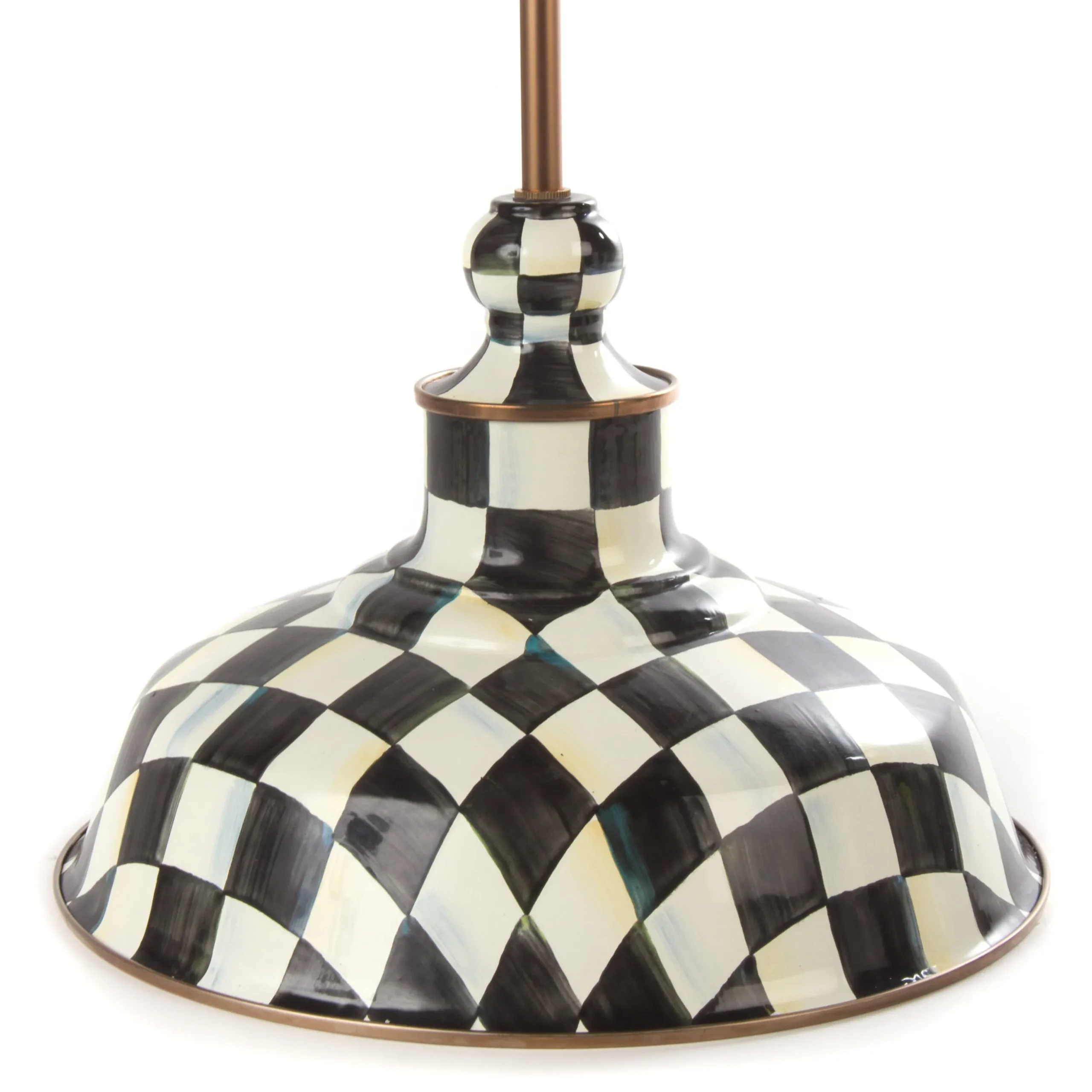 Courtly Check 12" Barn Pendant Lamp