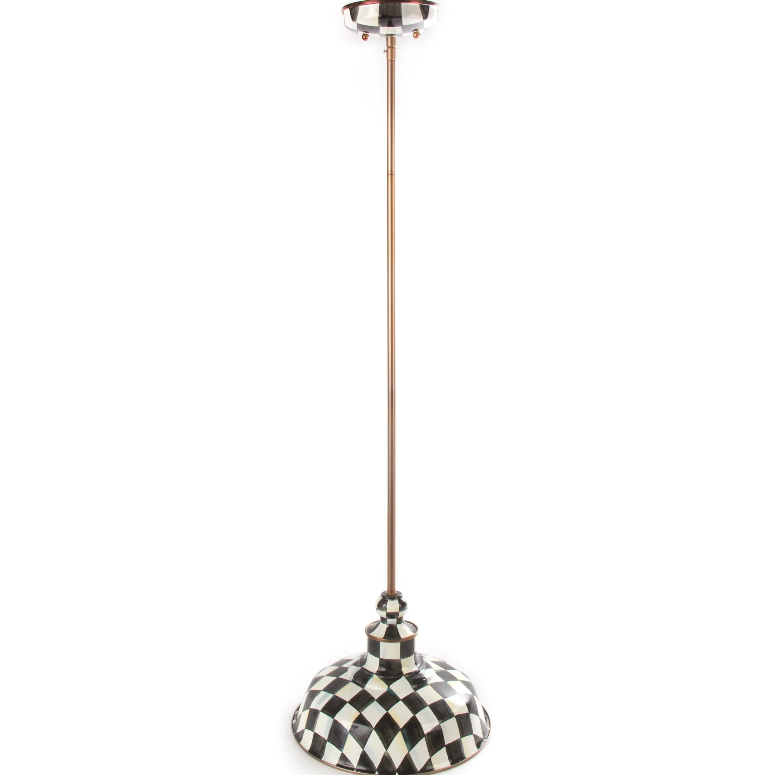 Courtly Check 12" Barn Pendant Lamp