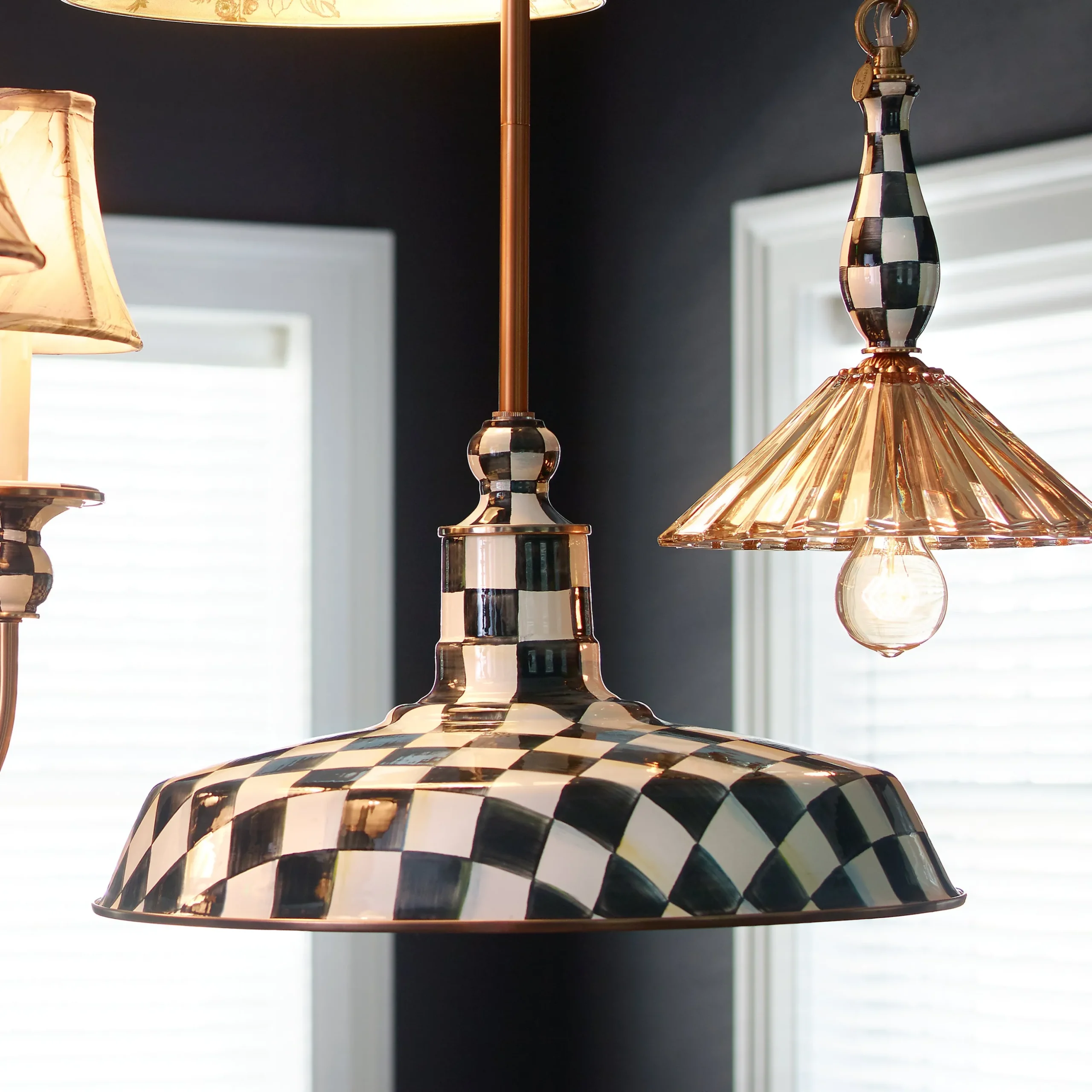 Courtly Check 18" Barn Pendant Lamp