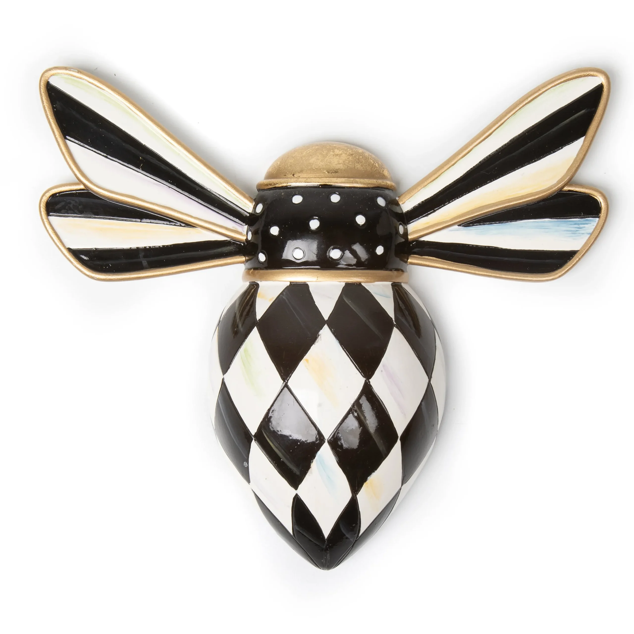 Courtly Check Bee Wall Decor