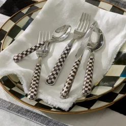 Courtly Check Bistro Flatware 5 Piece Place Setting