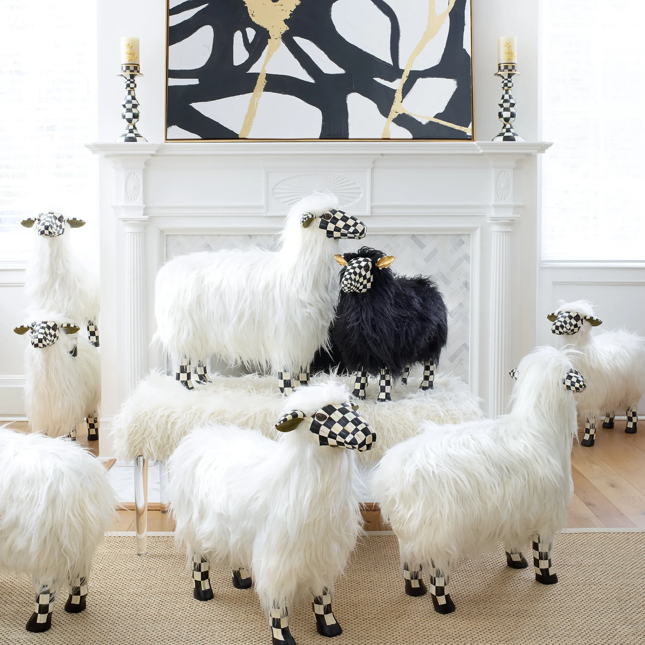 Courtly Check Black Sheep - Small