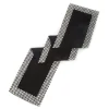 Courtly Check Black Table Runner