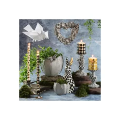 Courtly Check Butterfly Candle Holders, Set of 2
