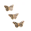 Courtly Check Butterfly Magnets, Set of 3