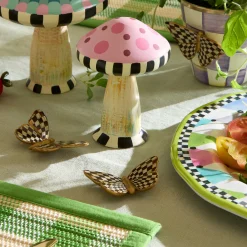 Courtly Check Butterfly Magnets, Set of 3