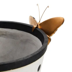 Courtly Check Butterfly Pot Climber