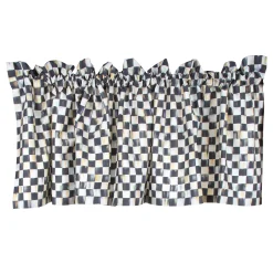 Courtly Check Cafe Valance