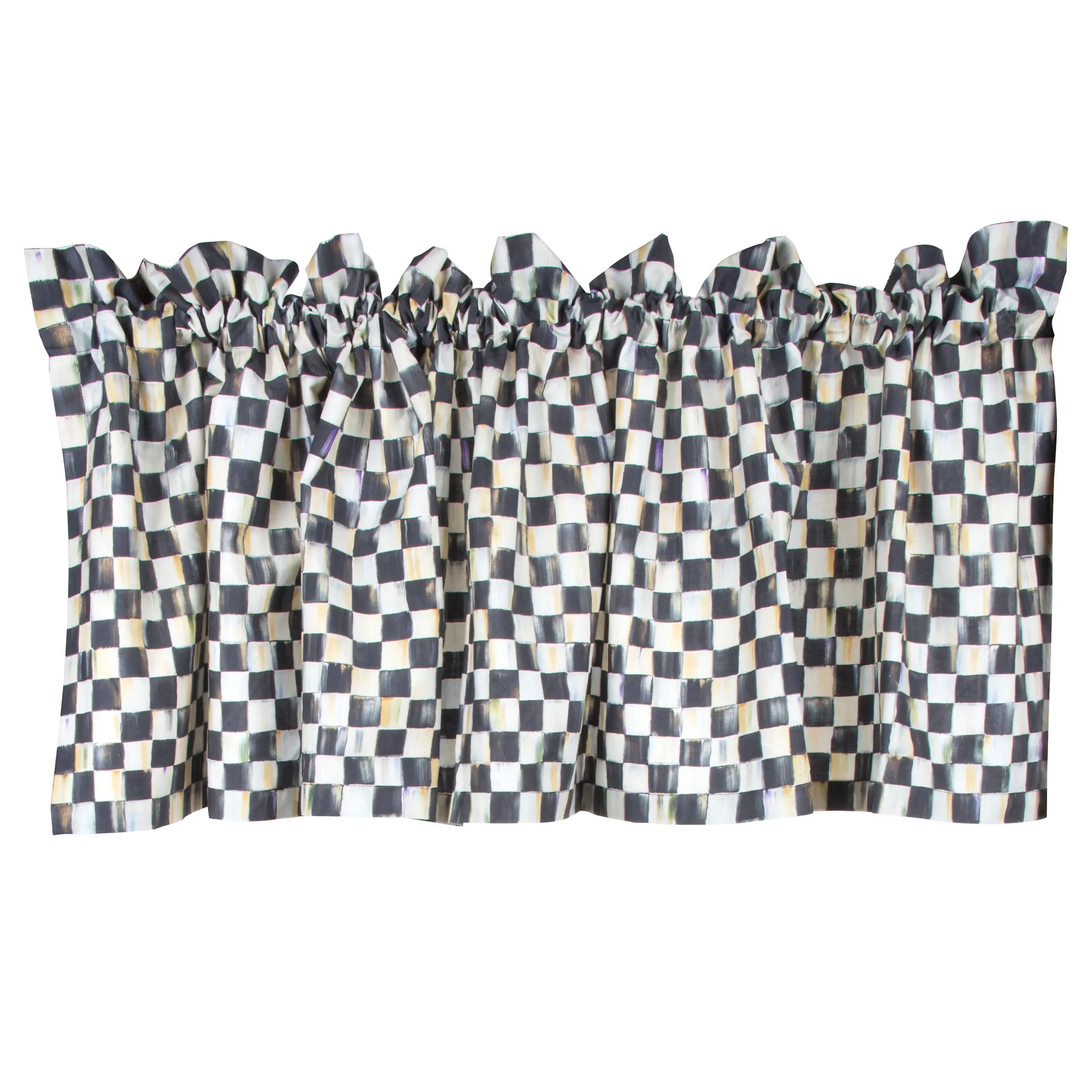 Courtly Check Cafe Valance