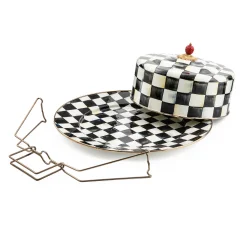 Courtly Check Cake Carrier
