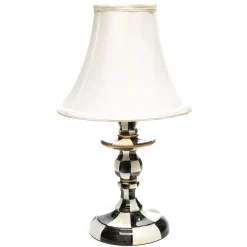 Courtly Check Candlestick Lamp