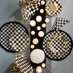 Courtly Check Ceramic Compote