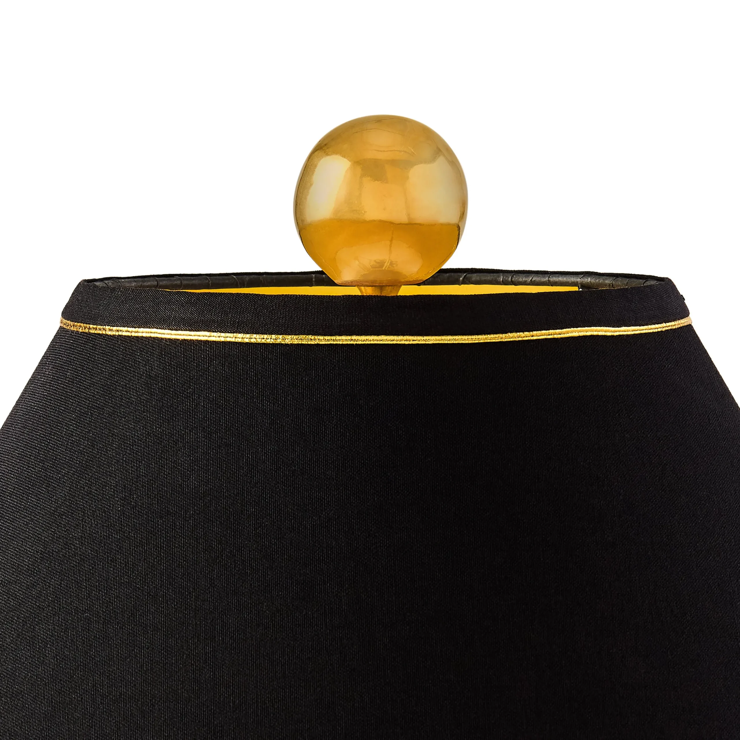 Courtly Check Ceramic Globe Lamp