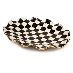 Courtly Check Ceramic Large Serving Platter