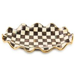 Courtly Check Ceramic Serving Platter