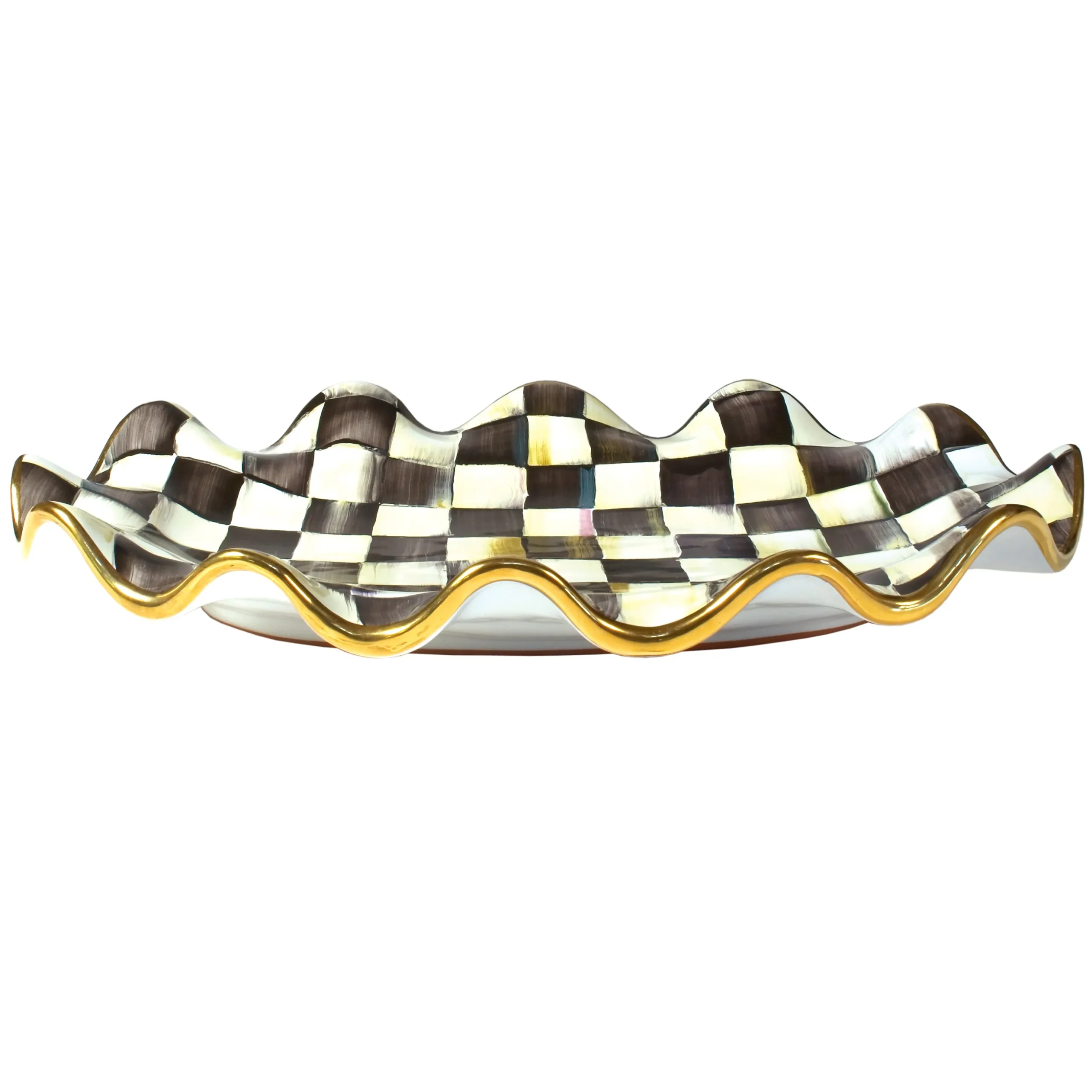 Courtly Check Ceramic Serving Platter