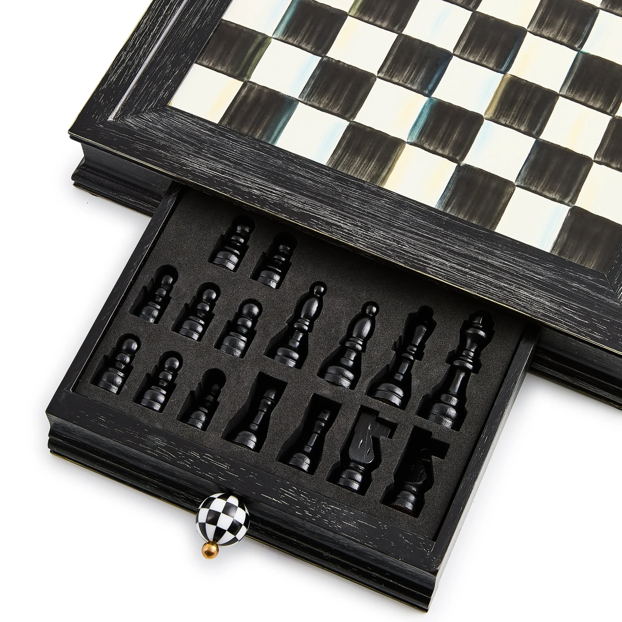 Courtly Check Chess Set