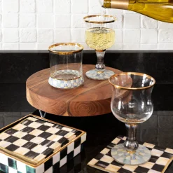 Courtly Check Cocktail Paper Napkins